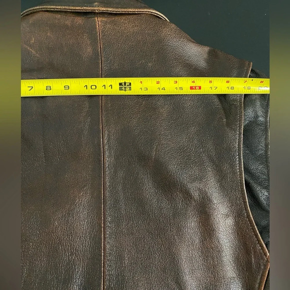 Vintage Wilsons Leather Coat Jacket Distressed Heavyweight Thinsulate - Picture 11 of 14